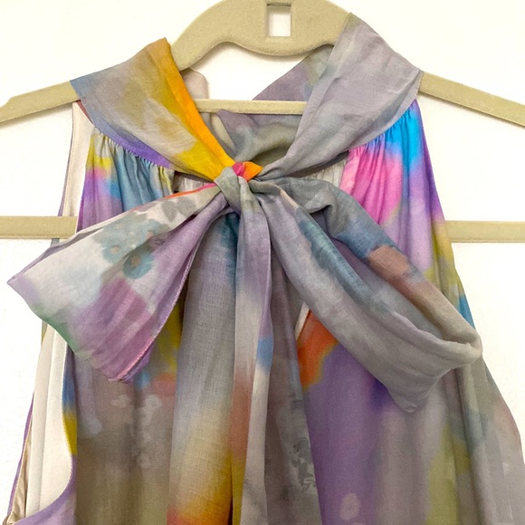 Erdem Print Long Dress EUC - Picture 4 of 9